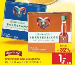 Netto Marken-Discount Meisterschütz Kräuterlikör Angebot