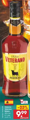 Netto Marken-Discount Osborne Solera Veterano Angebot