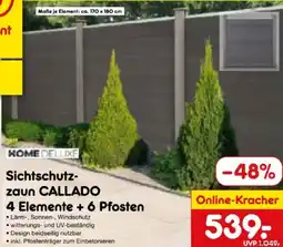 Netto Marken-Discount Home Deluxe WPC Sichtschutzzaun Callado Angebot