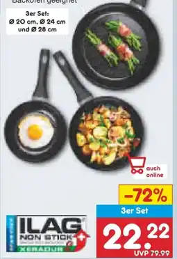 Netto Marken-Discount Brat Maxx Aluminium-Pfannen 3er-Set Angebot