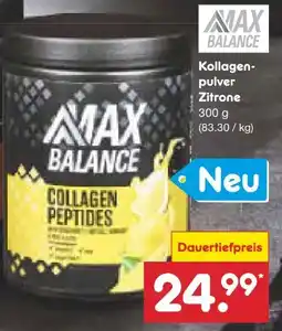 Netto Marken-Discount Max Balance Kollagenpulver Zitrone Angebot
