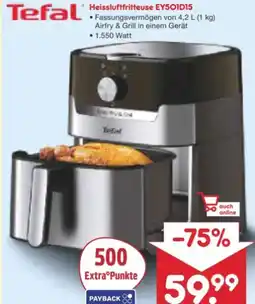 Netto Marken-Discount Tefal Heissluftfritteuse EY501D15 Angebot
