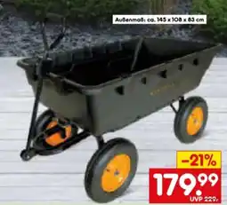 Netto Marken-Discount Westmann Kunststoff Gartenwagen Angebot