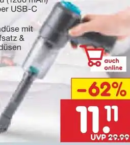 Netto Marken-Discount Gourmetmaxx Akku-Handstaubsauger Li-Ion-Akku Angebot