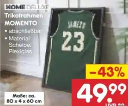Netto Marken-Discount Home Deluxe Trikotrahmen Momento Angebot