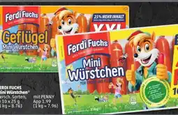 PENNY Ferdi Fuchs Mini-Würstchen Angebot