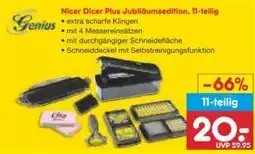Netto Marken-Discount Genius Nicer Dicer Plus Jubiläumsedition 11-teilig Angebot