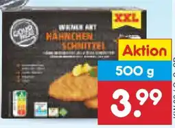Netto Marken-Discount Gourmeat XXL Hähnchen Schnitzel Angebot