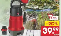 Netto Marken-Discount Einhell Schmutzwasserpumpe GC-DP 7835 Angebot