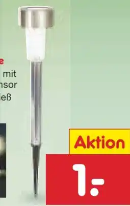 Netto Marken-Discount Living Garden LED-Solarleuchte Angebot