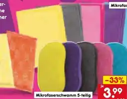 Netto Marken-Discount Genius Mikrofaserschwämme Angebot