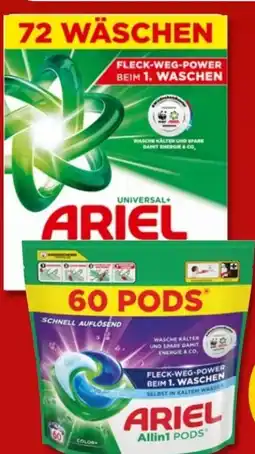 PENNY Ariel Universalwaschmittel Pulver Angebot