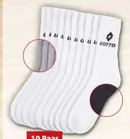 PENNY Lotto Sportsocken 10er Pack Angebot