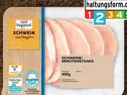 nahkauf Rewe Regional Schweine Minutensteaks Angebot