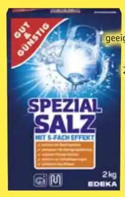 Edeka Gut & Günstig Spülmaschinen Spezial Salz Angebot