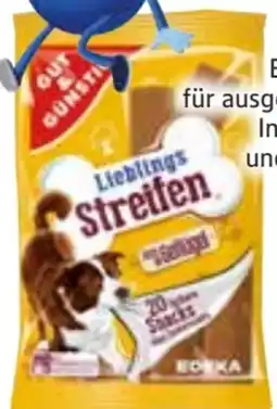 Edeka Gut & Günstig Lieblings Streifen Hundesnacks Angebot