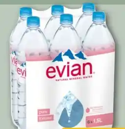 REWE Center Evian Mineralwasser Angebot