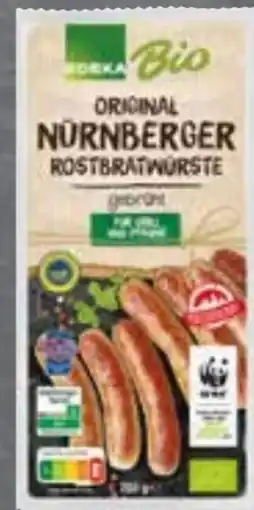 Edeka Edeka Bio Original Nürnberger Rostbratwürste Angebot