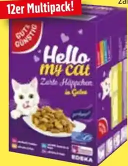 Edeka Gut & Günstig Hello my Cat Katzennahrung Angebot