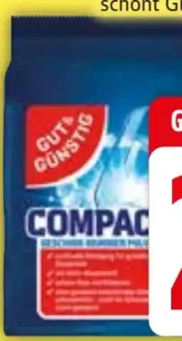 Edeka Gut & Günstig Compact Geschirr-Reiniger-Pulver Angebot