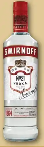 REWE Center Smirnoff Premium Vodka Red Label Angebot
