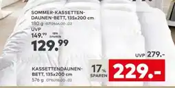 porta Künsemüller Sommer-Kassetten Daunen-Bett Eden De Luxe Angebot