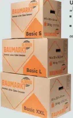 Globus Baumarkt Baumarkt Umzugskarton Basic Angebot