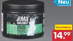 Netto Marken-Discount Max Balance Kreatinpulver mit Creapure Angebot