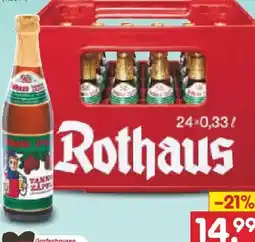 Netto Marken-Discount Rothaus Tannenzäpfle Angebot