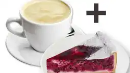 Scheck-in-Center Scheck-in Manufaktur Tasse Kaffee+1 Stück Heidelbeerkuchen Angebot