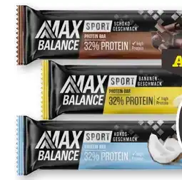 Scheck-in-Center Max Balance Sport Protein Bar Angebot