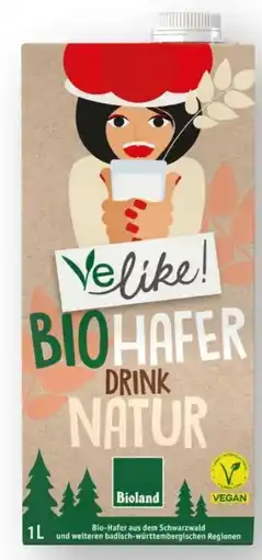 Edeka VeLike Bio Haferdrink Natur Angebot