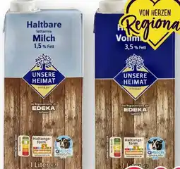 Scheck-in-Center Unsere Heimat Echt & Gut Haltbare Fettarme Milch Angebot