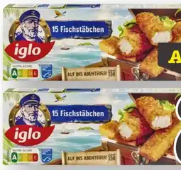 Scheck-in-Center Iglo Fischstäbchen Angebot
