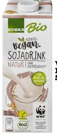 Scheck-in-Center Edeka Bio Sojadrink Vegan Angebot