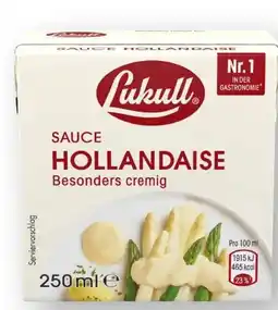 Scheck-in-Center Lukull Sauce Hollandaise Angebot