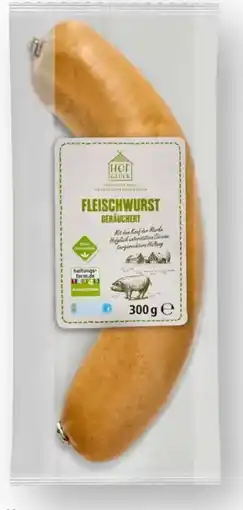 Scheck-in-Center Hofglück Fleischwurst Geräuchert Angebot