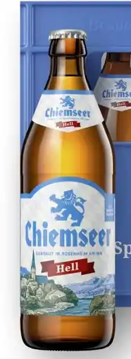 Scheck-in-Center Chiemgauer Brauhaus Chiemseer Hell Angebot