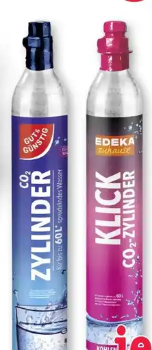 Scheck-in-Center Edeka zuhause CO² -Zylinder mit Klickfunktion Angebot