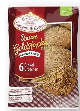 Scheck-in-Center Coppenrath & Wiese Unsere Goldstücke Bio-Brötchen Angebot