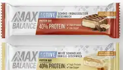 Edeka Max Balance Active Protein Bar Weiße Schokolade-Vanille Angebot