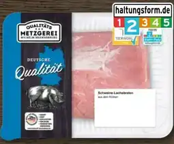 REWE Metzgerei Wilhelm Brandenburg Schweine-Lachsbraten Angebot