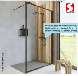 Hellweg Schulte Bad Walk-in-Duschkabine Alexa Style 2.0 Angebot