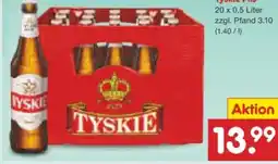 Netto Marken-Discount Tyskie Pils Angebot
