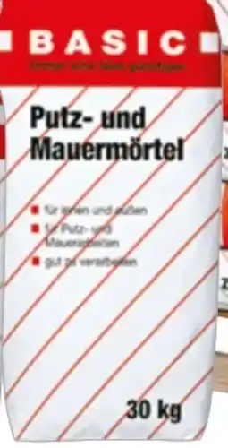 Hellweg Basic Putz-und Mauermörtel Angebot
