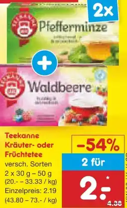 Netto Marken-Discount Teekanne Kräutertee Angebot