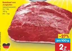 Netto Marken-Discount Roastbeef vom Jungbullen Angebot