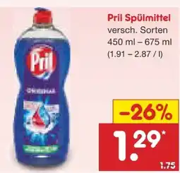 Netto Marken-Discount Pril Original Spülmittel Angebot