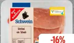 Edeka Frischemarkt Gut & Günstig Schweineschnitzel Angebot