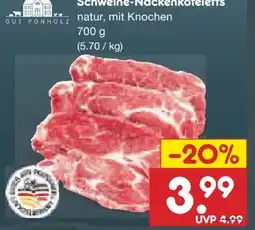 Netto Marken-Discount Schweine-Nackenkoteletts Angebot